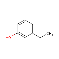 3-Ethylphenol formula graphical representation