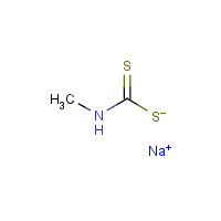 Metam-sodium formula graphical representation