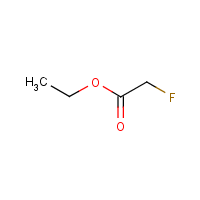 Ethyl fluoroacetate formula graphical representation