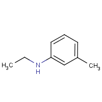 N-Ethyl-3-methylaniline formula graphical representation