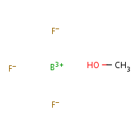Trifluoro(methanol)boron formula graphical representation
