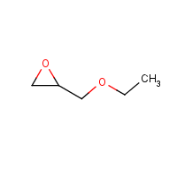 Ethyl glycidyl ether formula graphical representation