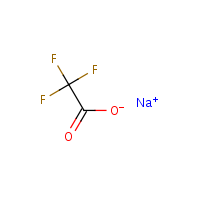 Sodium trifluoroacetate formula graphical representation