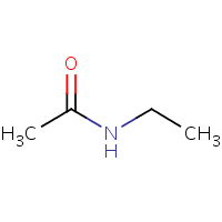 N-Ethylacetamide formula graphical representation