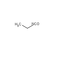 Ethyl isocyanate formula graphical representation