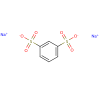 1,3-Benzenedisulfonic acid, disodium salt formula graphical representation