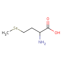 Selenomethionine formula graphical representation