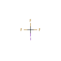 Trifluoroiodomethane formula graphical representation