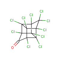 Chlordecone formula graphical representation