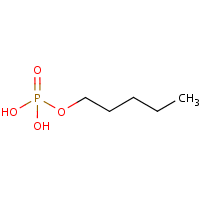 Amyl acid phosphate formula graphical representation