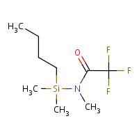 N-Methyl-N-(tert-butyldimethylsilyl)trifluoroacetamide formula graphical representation