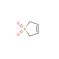 3-Sulfolene formula graphical representation