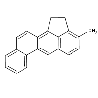 3-Methylcholanthrene formula graphical representation