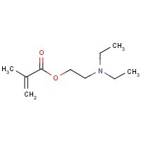 2-(N,N-Diethylamino)ethyl methacrylate formula graphical representation