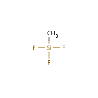 Methyltrifluorosilane formula graphical representation