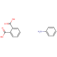 Aniline hydrogen phthalate formula graphical representation