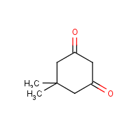 5,5-Dimethyl-1,3-cyclohexanedione formula graphical representation