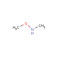 N-Methoxymethylamine formula graphical representation