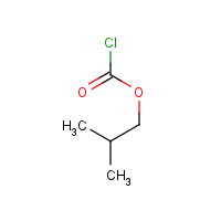 Isobutyl chloroformate formula graphical representation