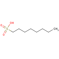 1-Octanesulfonic acid formula graphical representation