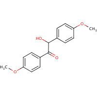 4,4'-Dimethoxybenzoin formula graphical representation