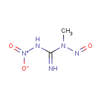 N-Methyl-N'-nitro-N-nitrosoguanidine formula graphical representation