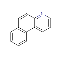 Benzo(f)quinoline formula graphical representation