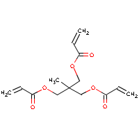 Pentaerythritol triacrylate formula graphical representation