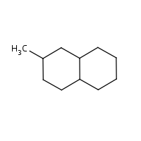 Naphthalene, decahydro-2-methyl- formula graphical representation
