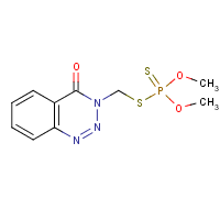 Azinphos-methyl formula graphical representation