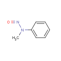 N-Methyl-N-nitrosobenzenamine formula graphical representation