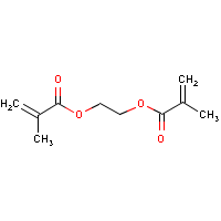 Ethylene glycol dimethacrylate formula graphical representation