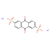 Sodium anthraquinone-2,6-disulfonate formula graphical representation