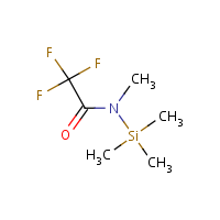 N-Methyl-N-(trimethylsilyl)trifluoroacetamide formula graphical representation