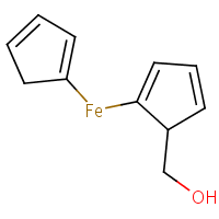 Ferrocenemethanol formula graphical representation