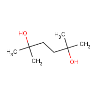 2,5-Dimethyl-2,5-hexanediol formula graphical representation