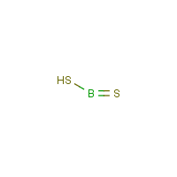 Boron sulfide formula graphical representation