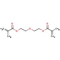 Diethylene glycol dimethacrylate formula graphical representation