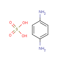 1,4-Benzenediamine sulfate formula graphical representation
