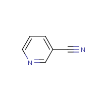 3-Cyanopyridine formula graphical representation