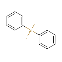 Diphenyldifluorosilane formula graphical representation