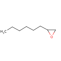 Octene-1,2-oxide formula graphical representation