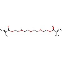 Tetraethylene glycol dimethacrylate formula graphical representation
