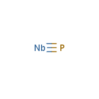 Niobium phosphide formula graphical representation