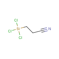 3-Trichlorosilylpropionitrile formula graphical representation