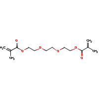 Triethylene glycol dimethacrylate formula graphical representation