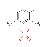 4-Chloro-1,3-benzenediamine sulfate formula graphical representation