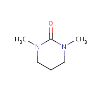 Tetrahydro-1,3-dimethyl-1H-pyrimidin-2-one formula graphical representation