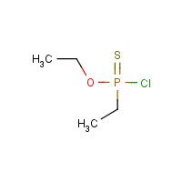 O-Ethyl ethylthiophosphonyl chloride formula graphical representation