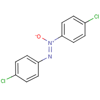 4,4'-Dichloroazoxybenzene formula graphical representation